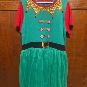 Womans xl sweater eld dress costume christmas ugly sweater